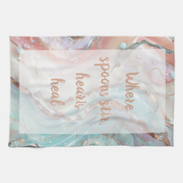 Paño De Cocina Swirl chillón - Blanco