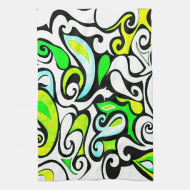 Paño De Cocina Swirl Retro 3