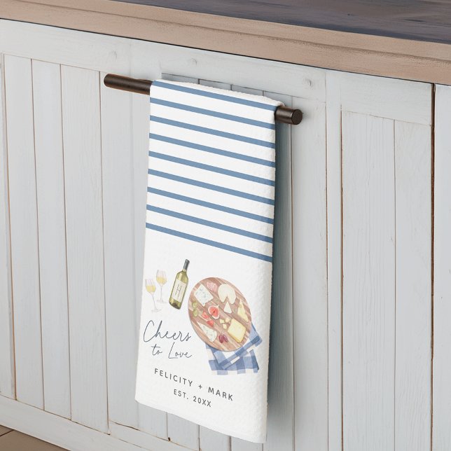 Paño De Cocina Tablero de Charcutería Vino y Queso Brindis al Amo (Subido por el creador)