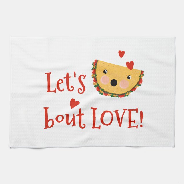 Paño De Cocina Taco Bout Love (Horizontal)