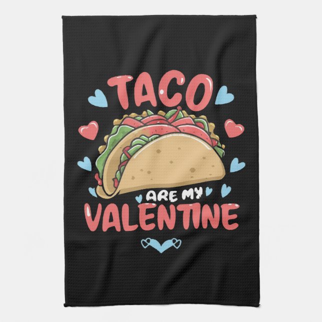 Paño De Cocina Taco-san Valentín (Vertical)