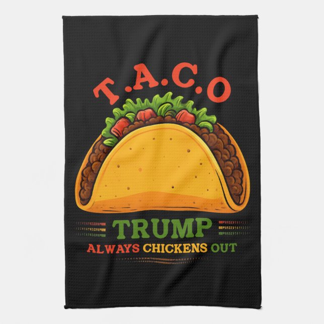 Paño De Cocina Taco Trump siempre se esfuma (Vertical)
