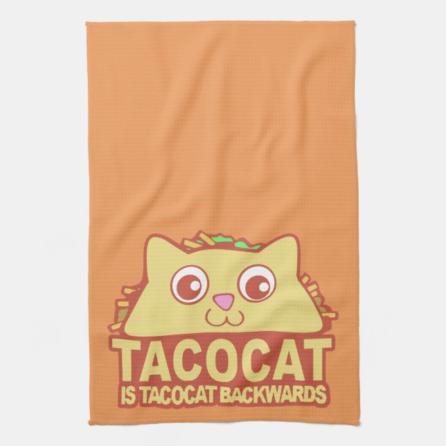 Paño De Cocina Tacocat Atrás II (Vertical)