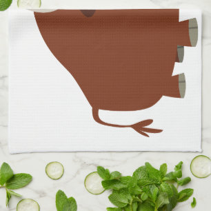 Paño De Cocina Talla de cocina de toro de Personalizado tímida