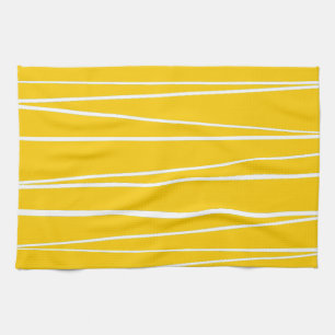 Paño De Cocina Talla de cocina española Stripe Yellow