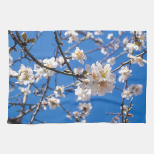 Paño De Cocina Talla de mano Árbol de flores