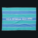 Paño De Cocina Talla de mano del personalizado de patrón de franj<br><div class="desc">Cambie el campo de texto a lo que desee. También puede cambiar el tipo de letra y su tamaño y color utilizando la función "Personalizar it",  así como añadir más campos de texto si lo desea. Ver mi tienda para más artículos con este diseño.</div>