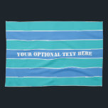 Paño De Cocina Talla de mano del personalizado de patrón de franj<br><div class="desc">Cambie el campo de texto a lo que desee. También puede cambiar el tipo de letra y su tamaño y color utilizando la función "Personalizar it",  así como añadir más campos de texto si lo desea. Ver mi tienda para más artículos con este diseño.</div>