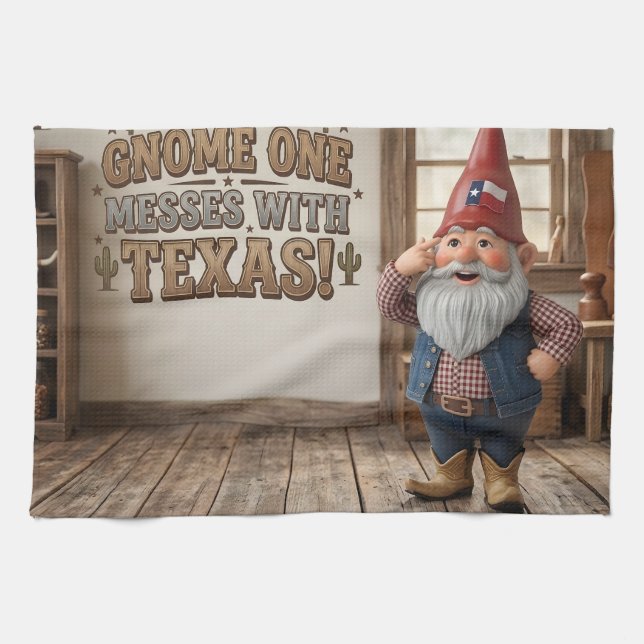 Paño De Cocina "Taller 'Gnome One fastidia a Texas'" (Horizontal)