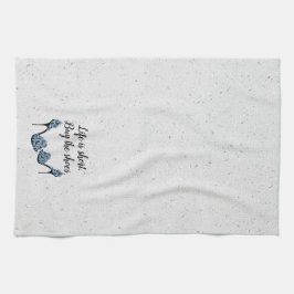 Paño De Cocina Talones altos y citas sobre Terrazzo