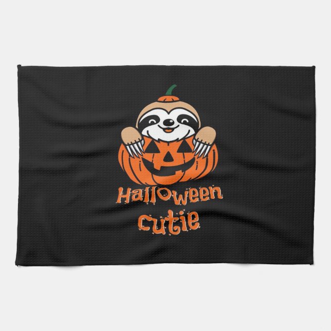 Paño De Cocina Tamiseta esencial de Halloween (Horizontal)