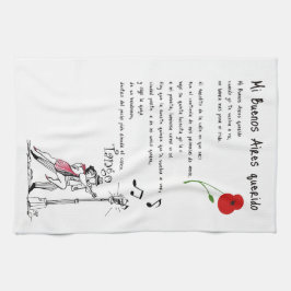 Paño De Cocina Tango del MI Buenos Aires Querido