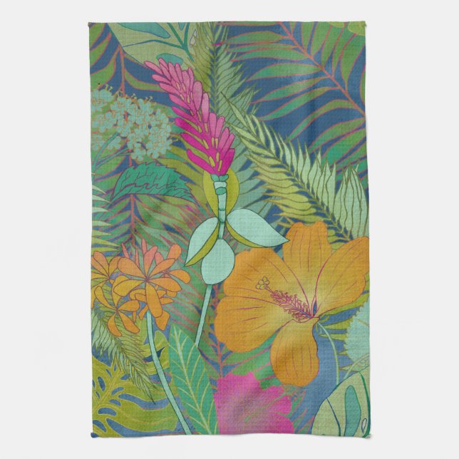 Paño De Cocina Tapiz tropical II (Vertical)