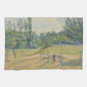 Paño De Cocina "Tarde en nuestro prado" - Camille Pissarro 