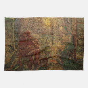 Paño De Cocina Tarde - La Guardia por Vincent van Gogh