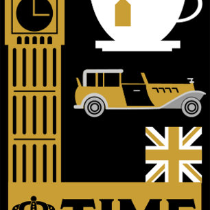 Paño De Cocina Tarde Té-Time
