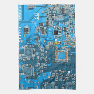 Paño De Cocina Tarjeta de circuito azul PCB del conjunto del circ