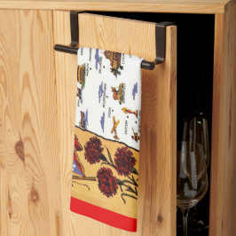 Paño De Cocina Tarjeta postal del estado de Ohio Buckeye
