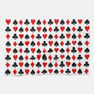 Paño De Cocina Tarjetas de juego originales Diamond Club Heart Sp