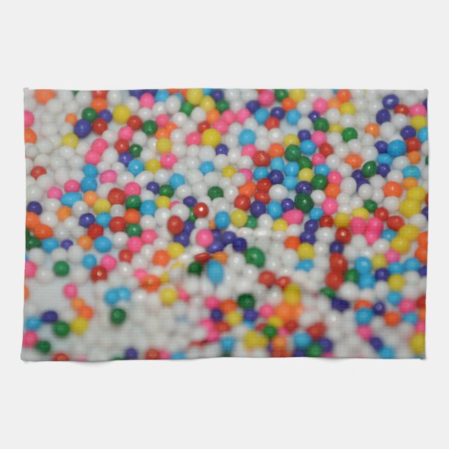Paño De Cocina Tarta De Cupcake Arte Patrón Arcoíris Postres Dulc (Horizontal)