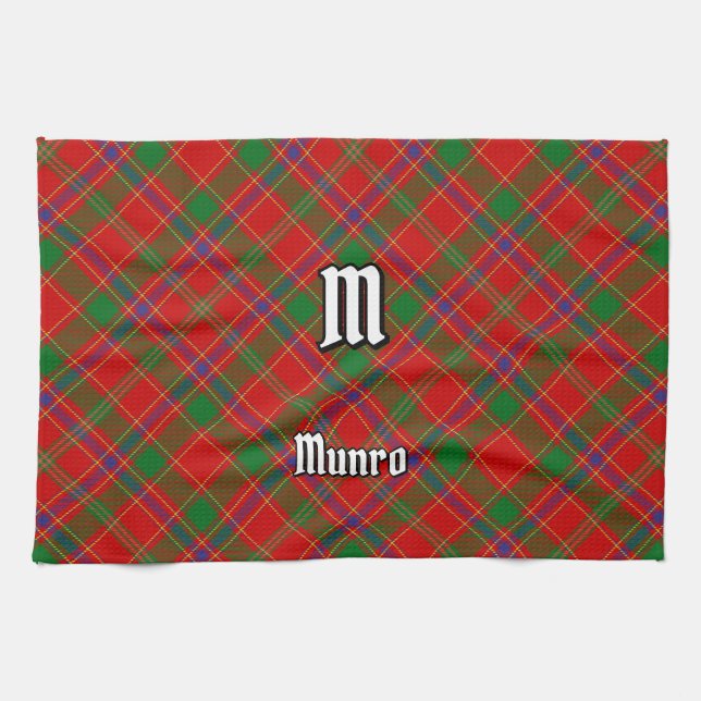 Paño De Cocina Tartan del Clan Munro (Horizontal)