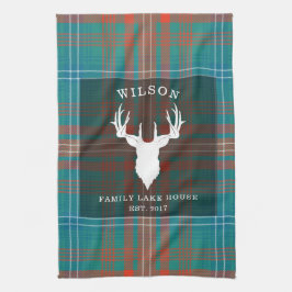 Paño De Cocina Tartan Plaid Clan Wilson Family Lake House