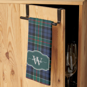 Paño De Cocina Tartan Plaid del antiguo clan escocés Colquhoun