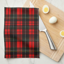 Tartan Plaid Escocés Rojo Moderno Wallace