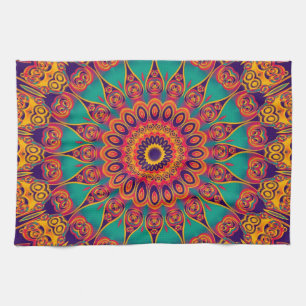 Paño De Cocina Tattoo Kaleidoscope Fractal