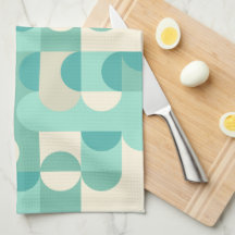 Taupe Beige Verde azulado Mint Azul Patrón de Círc