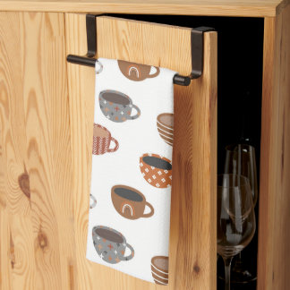 Paño De Cocina Tazas de café  
