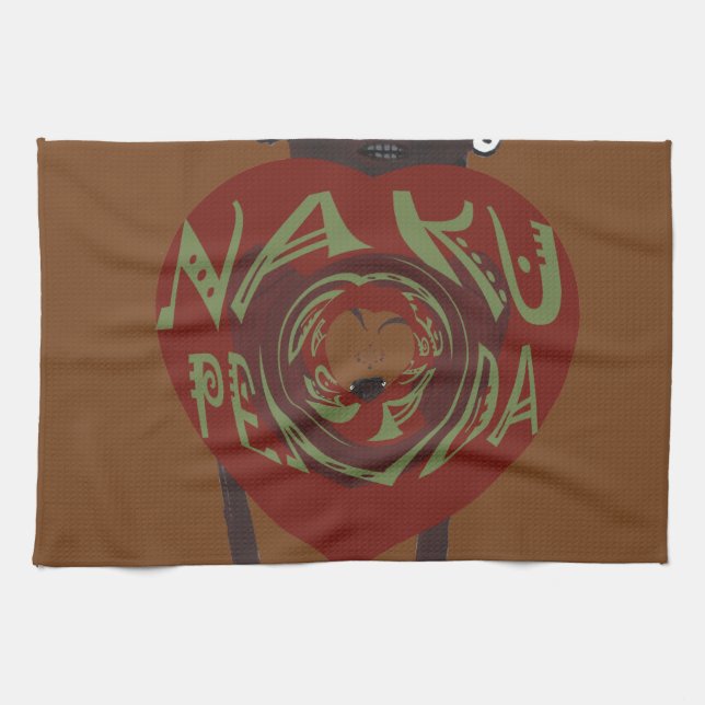 Paño De Cocina ¡Te amo! Nakupenda Sana (Horizontal)