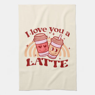 Paño De Cocina Te Amo Un Latte