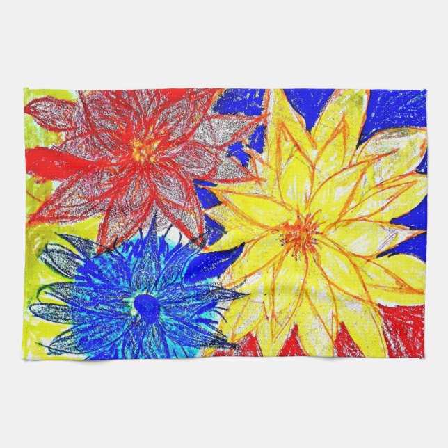 Paño De Cocina Tea Tawel Colores Primarios (Horizontal)