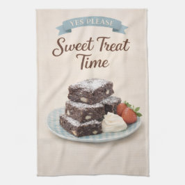 Paño De Cocina Tea Towel | Chocolate Brownies Kitchen Gift