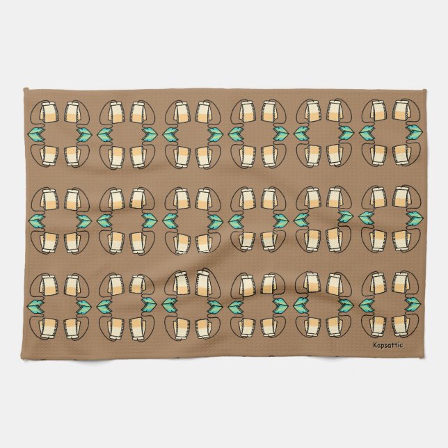 Paño De Cocina Teatime Teabags Tea (Horizontal)
