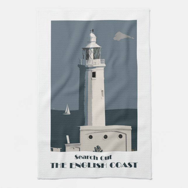 Paño De Cocina Teatowel del faro (Vertical)