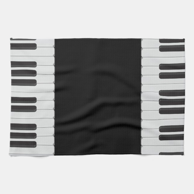 Paño De Cocina Teclado de piano (Horizontal)