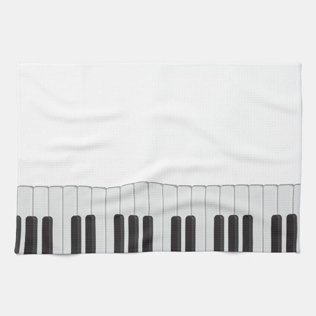Paño De Cocina Teclado de piano (Horizontal)