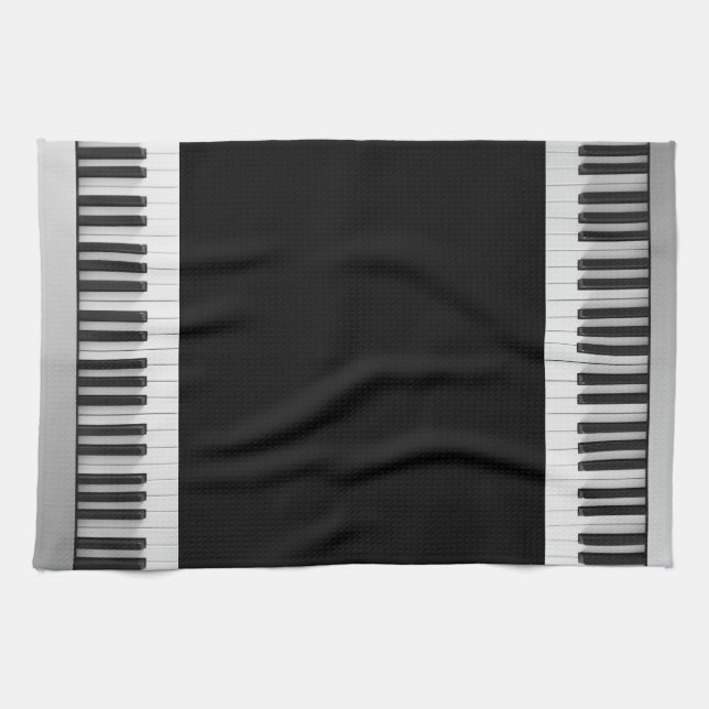 Paño De Cocina Teclado de piano digital (Horizontal)