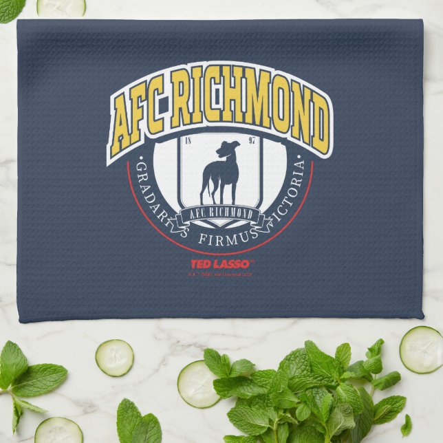 Paño De Cocina Ted Lasso | Insignia del Círculo Atlético de Richm (Doblado)