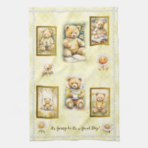 Teddy Oso Amarillo Gran Día Diversión Feliz