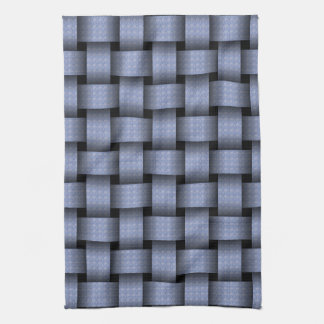 Paño De Cocina Tejido de la cesta azul cielo