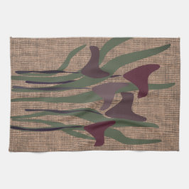 Paño De Cocina Tejido de textura de la planta de jalateria de Cal