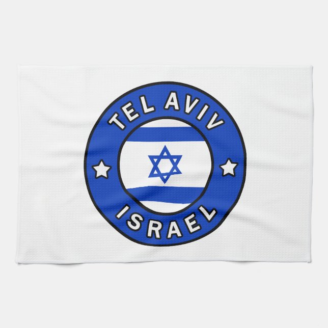 Paño De Cocina Tel Aviv Israel (Horizontal)