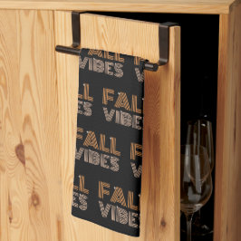 Paño De Cocina Tema clásico de caída mínima | Cae Vibes Black