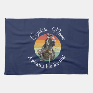 Paño De Cocina Tema del pirata fiesta