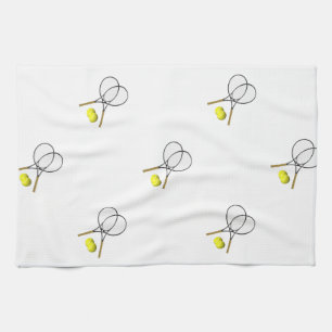 Paño De Cocina Tema deportivo del Doubles Tennis