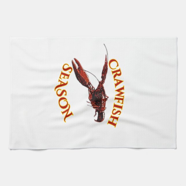 Paño De Cocina Temporada de langostas (Horizontal)