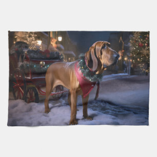 Paño De Cocina Temporada festiva de Navidades sangrientos